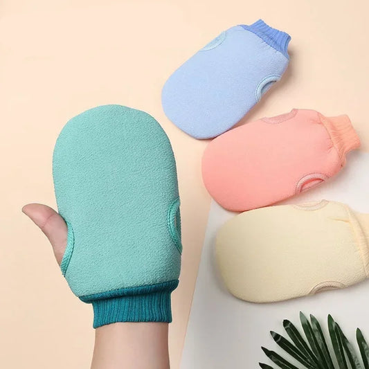Peeling-Handschuh & Dusch-Peeling-Pad – Sanfte Hauterneuerung für ein Spa-Erlebnis zu Hause! 🛁✨