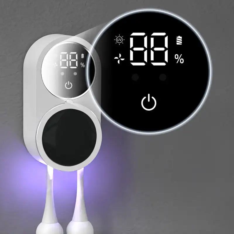 PureBrush™ – Tragbarer UV-Zahnbürsten-Sterilisator mit Halterung