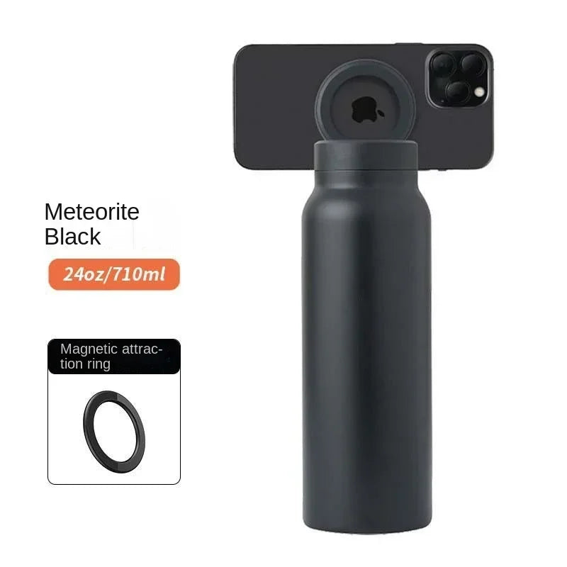MagHold™ – Magnetische Sport-Trinkflasche mit Handyhalterung
