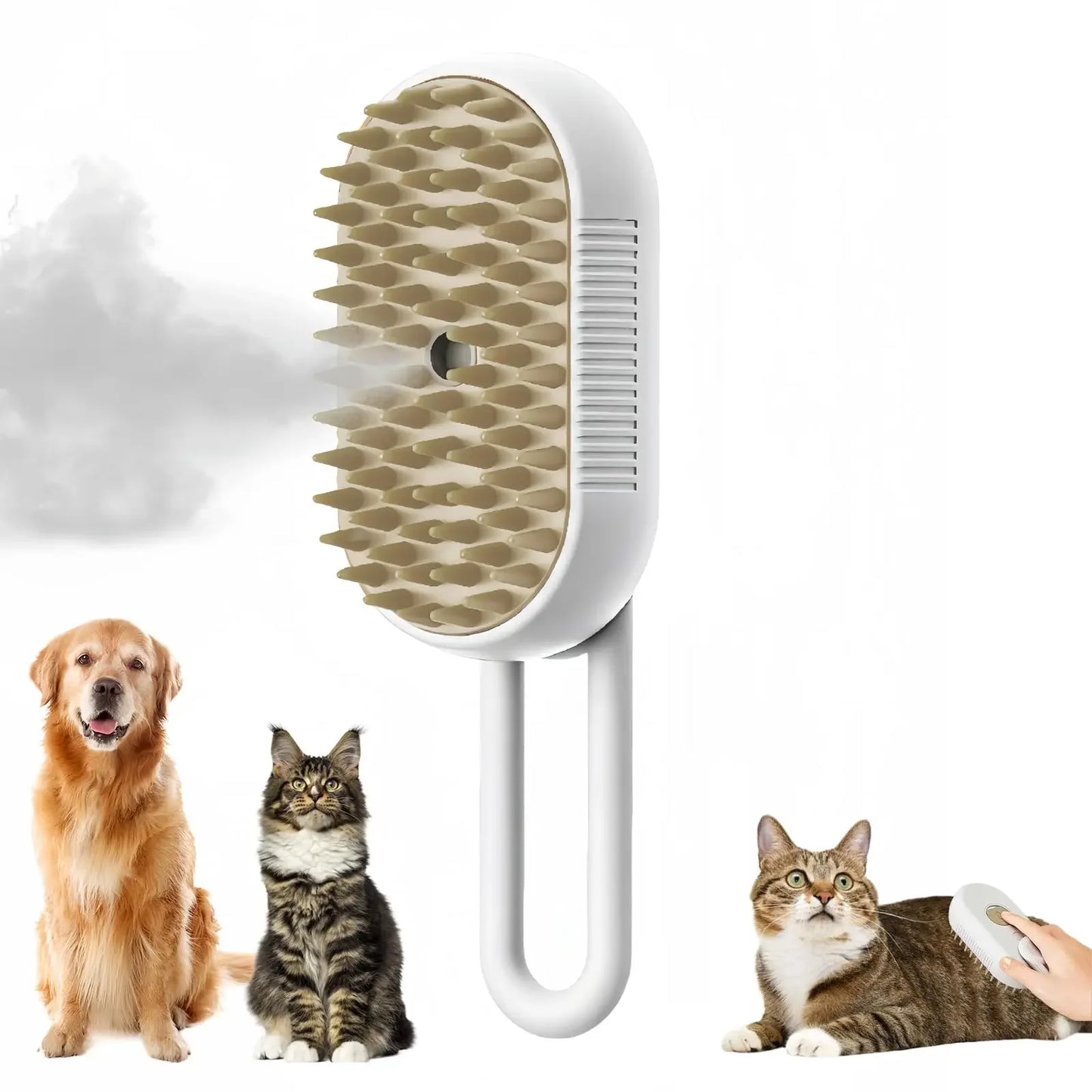 PetCare 3-in-1 SteamBrush – Die ultimative Fellpflege für Hunde & Katzen!