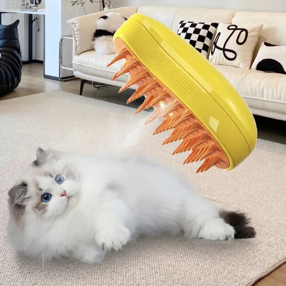 PetCare 3-in-1 SteamBrush – Die ultimative Fellpflege für Hunde & Katzen!