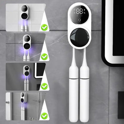 PureBrush™ – Tragbarer UV-Zahnbürsten-Sterilisator mit Halterung