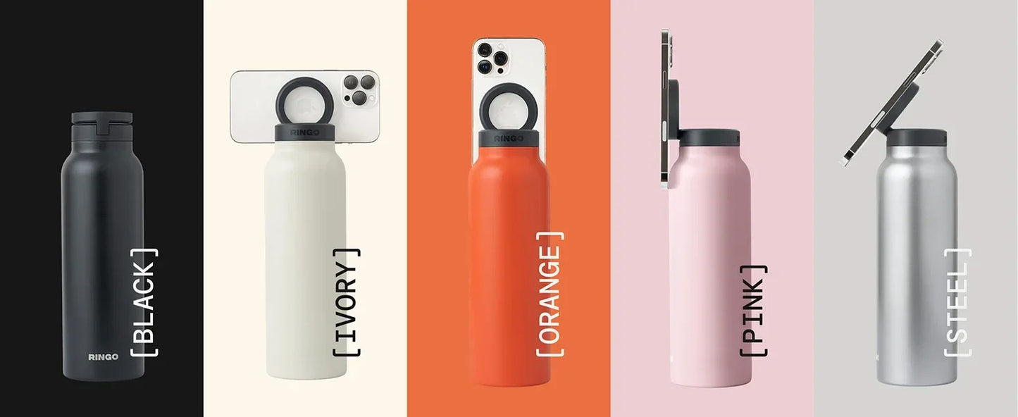 MagHold™ – Magnetische Sport-Trinkflasche mit Handyhalterung