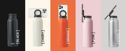 MagHold™ – Magnetische Sport-Trinkflasche mit Handyhalterung