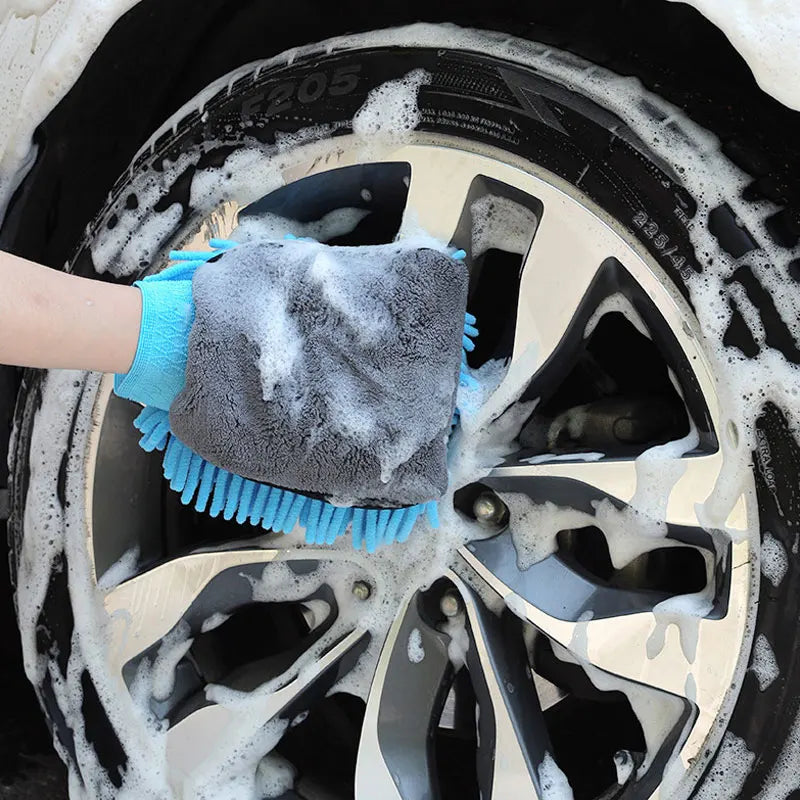 Mikrofaser Autowaschhandschuh – Kratzfreie Reinigung für strahlenden Glanz! 🚗✨