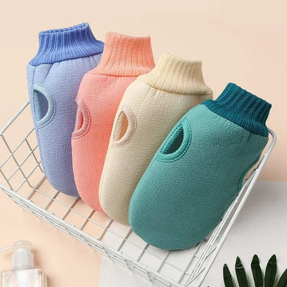 Peeling-Handschuh & Dusch-Peeling-Pad – Sanfte Hauterneuerung für ein Spa-Erlebnis zu Hause! 🛁✨