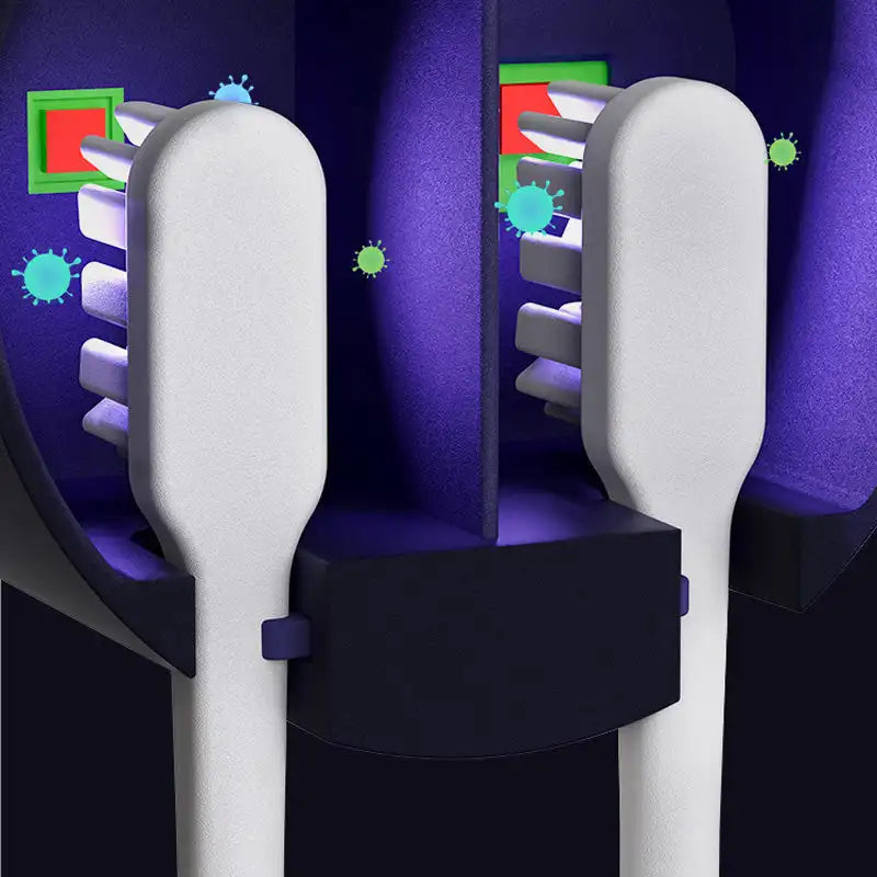 PureBrush™ – Tragbarer UV-Zahnbürsten-Sterilisator mit Halterung